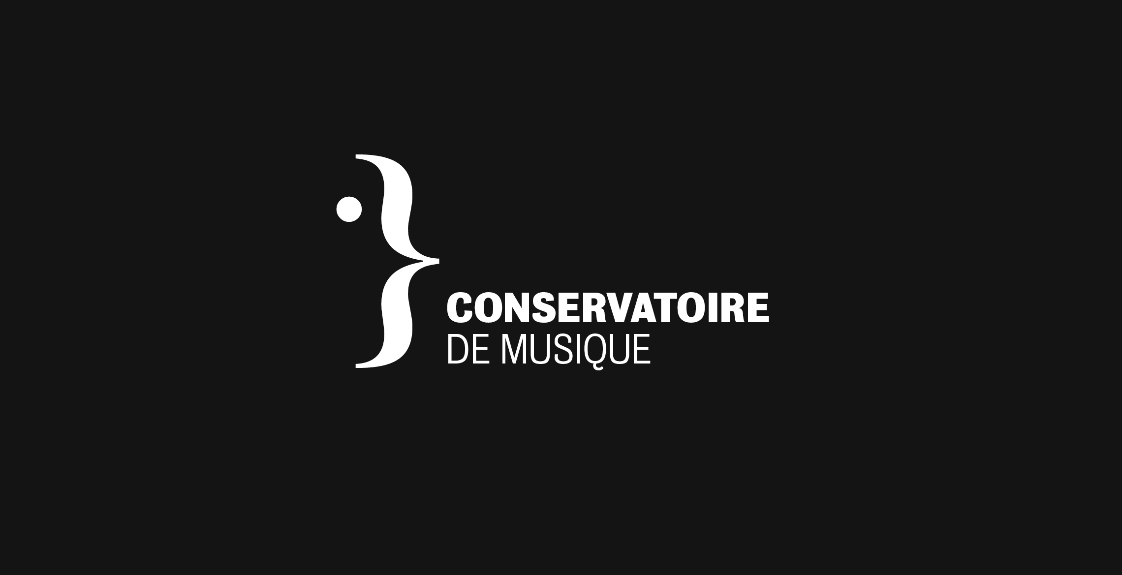Identité visuelle Conservatoire musique Annemasse Savoie