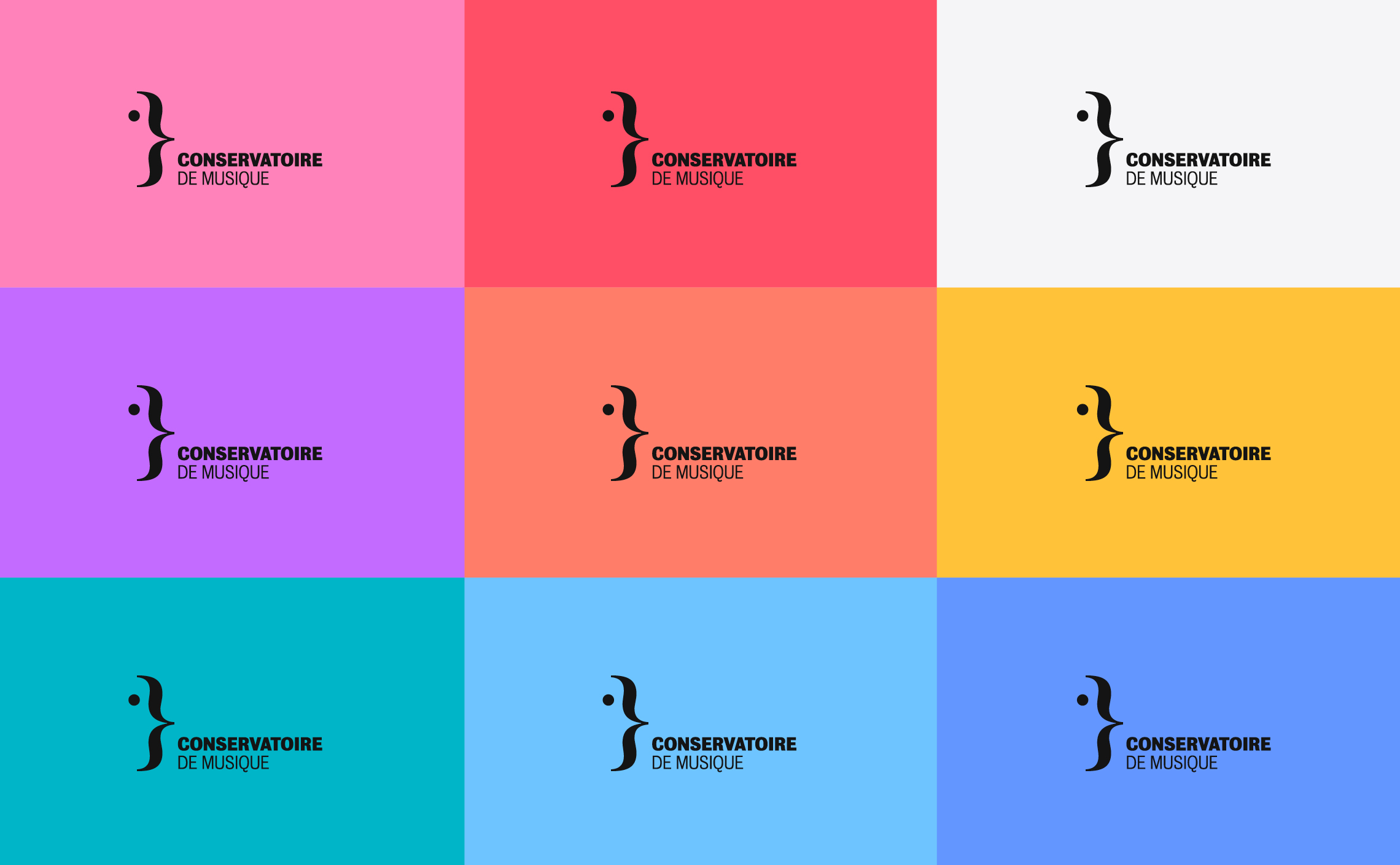 gamme de couleurs logo