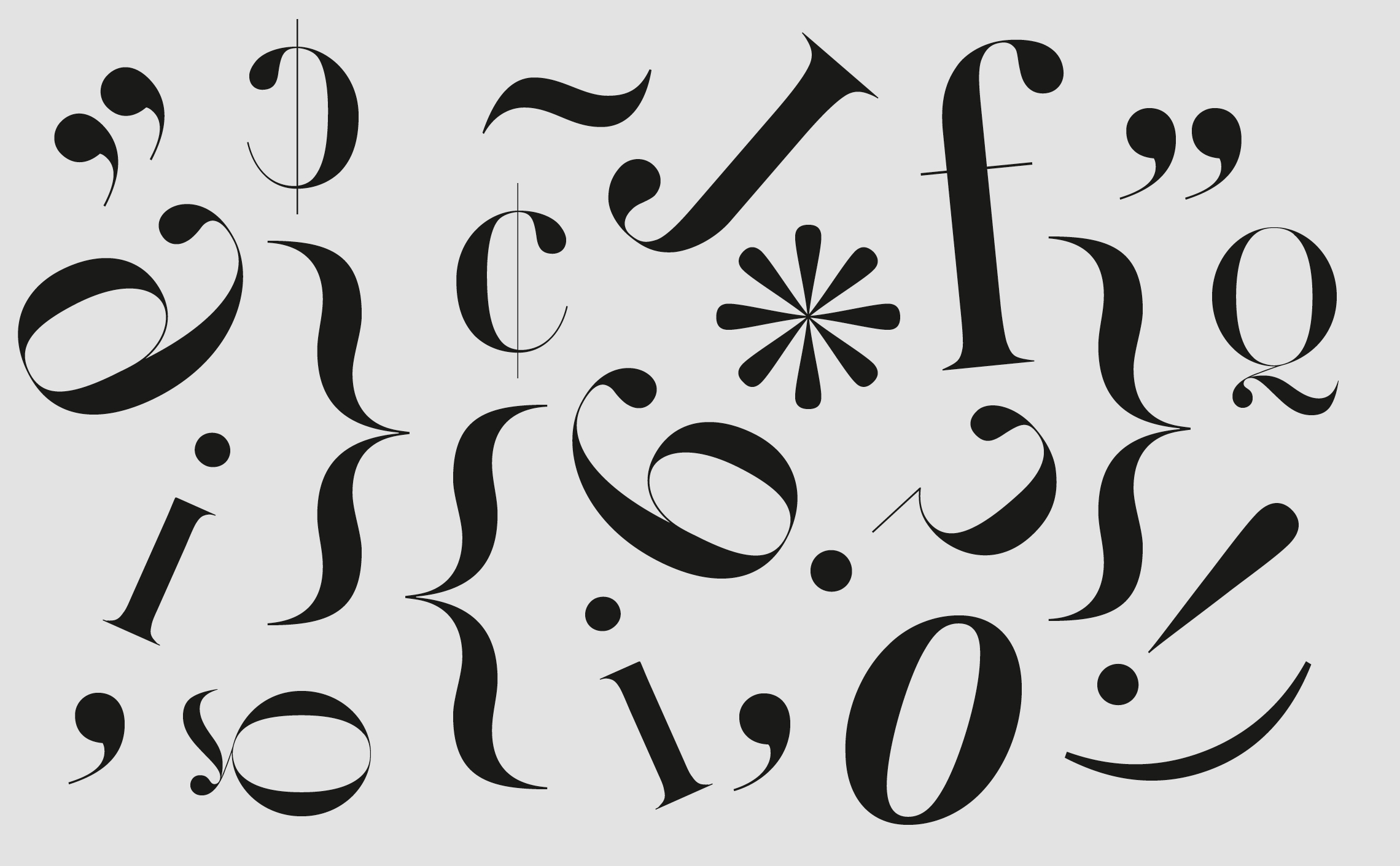 typography concept musical letters
