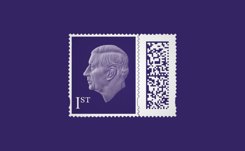 A king-size stamp for Charles III