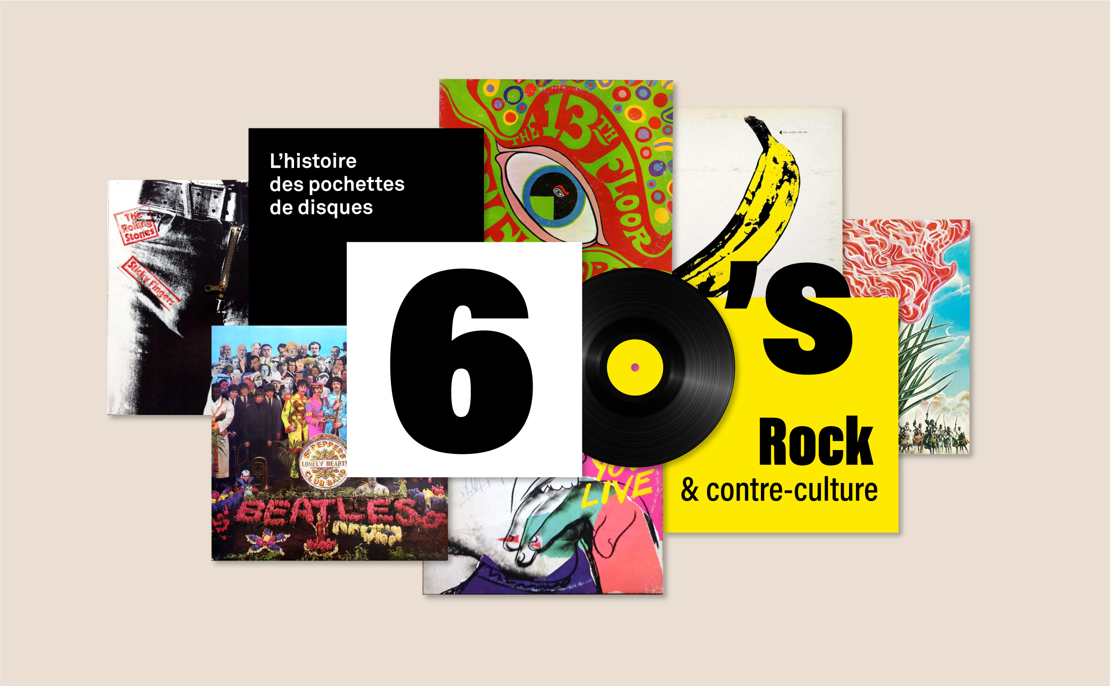 L'histoire des pochettes vinyles de la contre-culture : albums censurés et  rock psychédélique des 60s et 70s