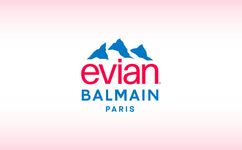 Evian x Balmain, une stratégie de co-branding « eau de gamme »