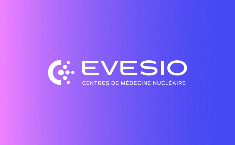 Evesio, Nuclear Medical Center – Naming & visual identity