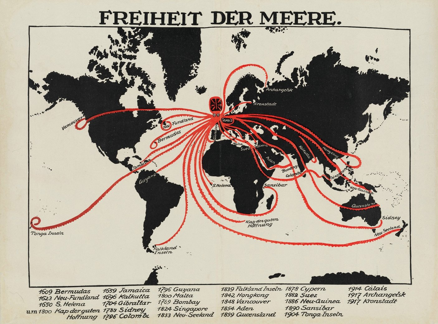 carte-allemagne-vintage-pieuvre