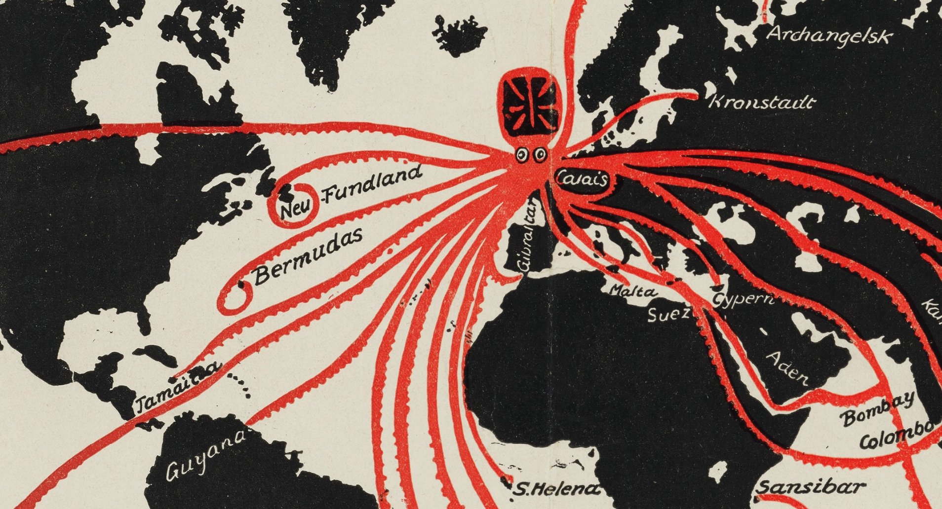 carte-allemagne-vintage-pieuvre