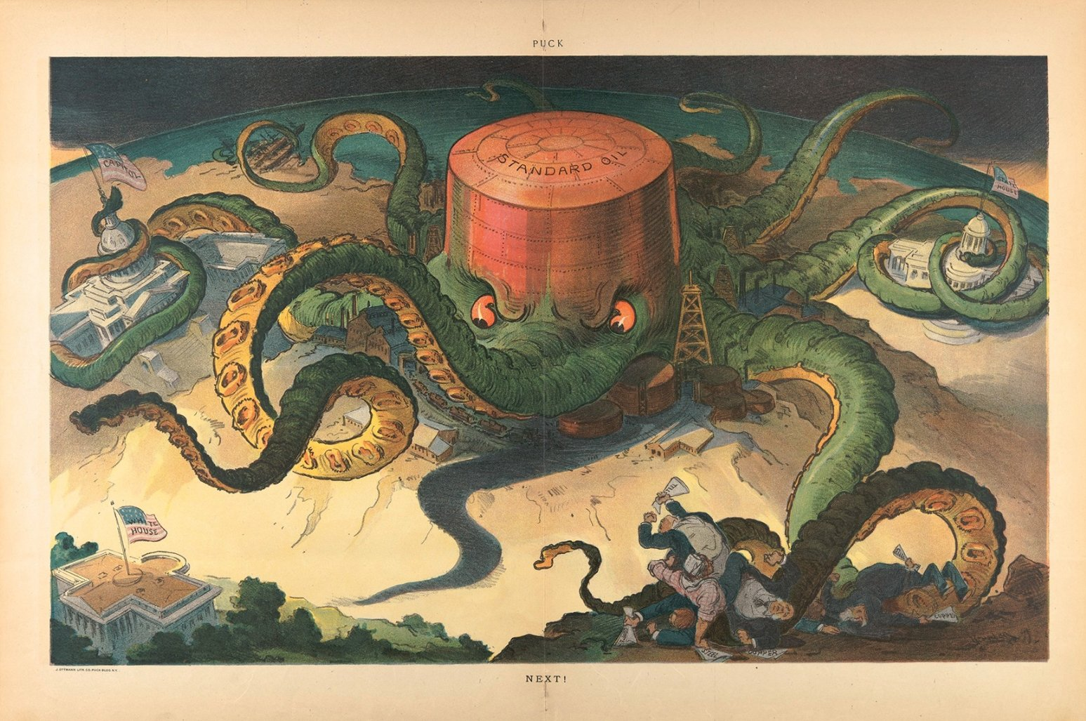 carte-monde-vintage-pieuvre