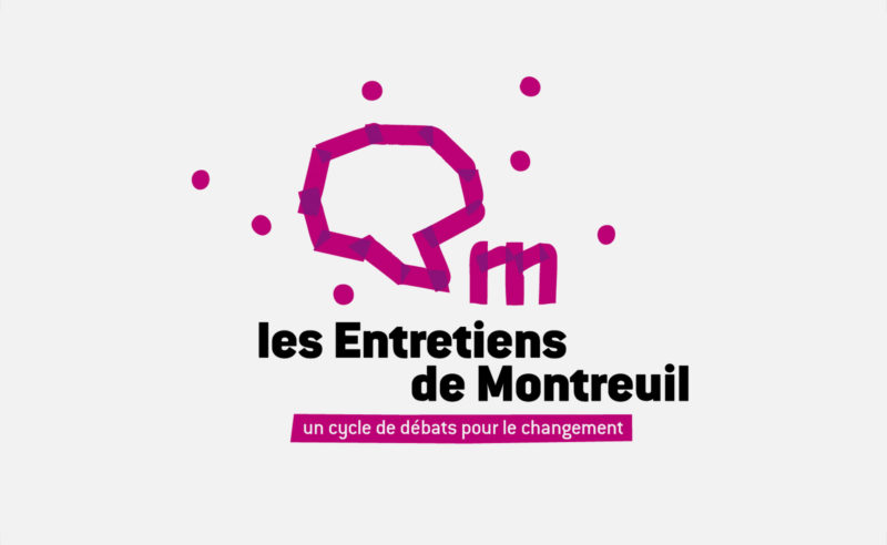 Identité visuelle pour le cycle de conférence des « Entretiens de Montreuil »