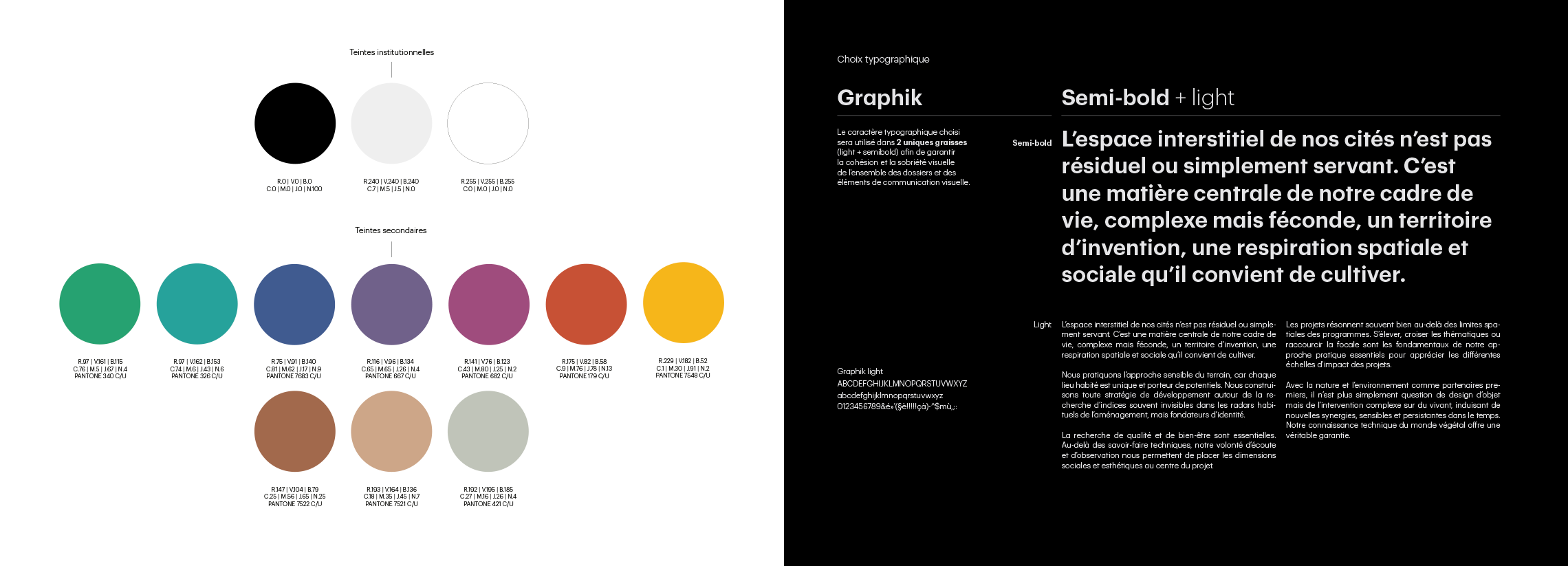 Ilex charte couleur & typographie