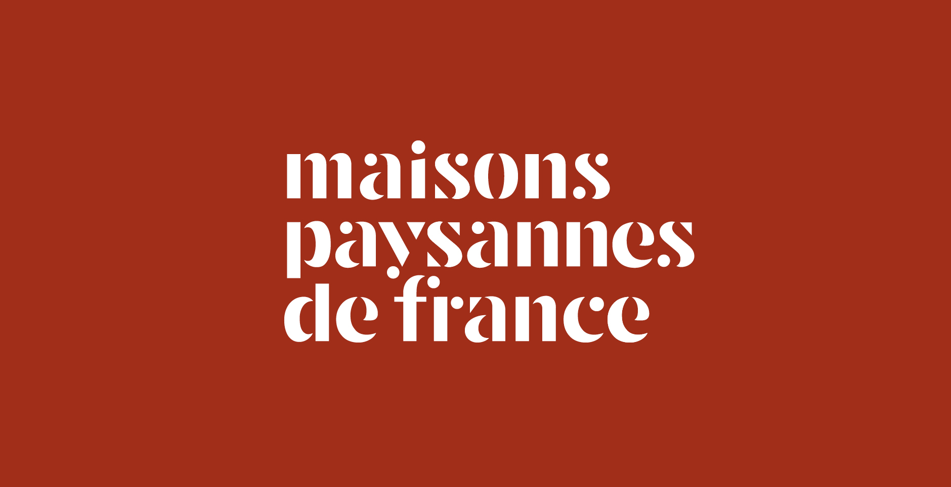 nouvelle identité visuelle maisons paysannes de france