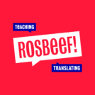 Cours anglais branding logo rosbeef