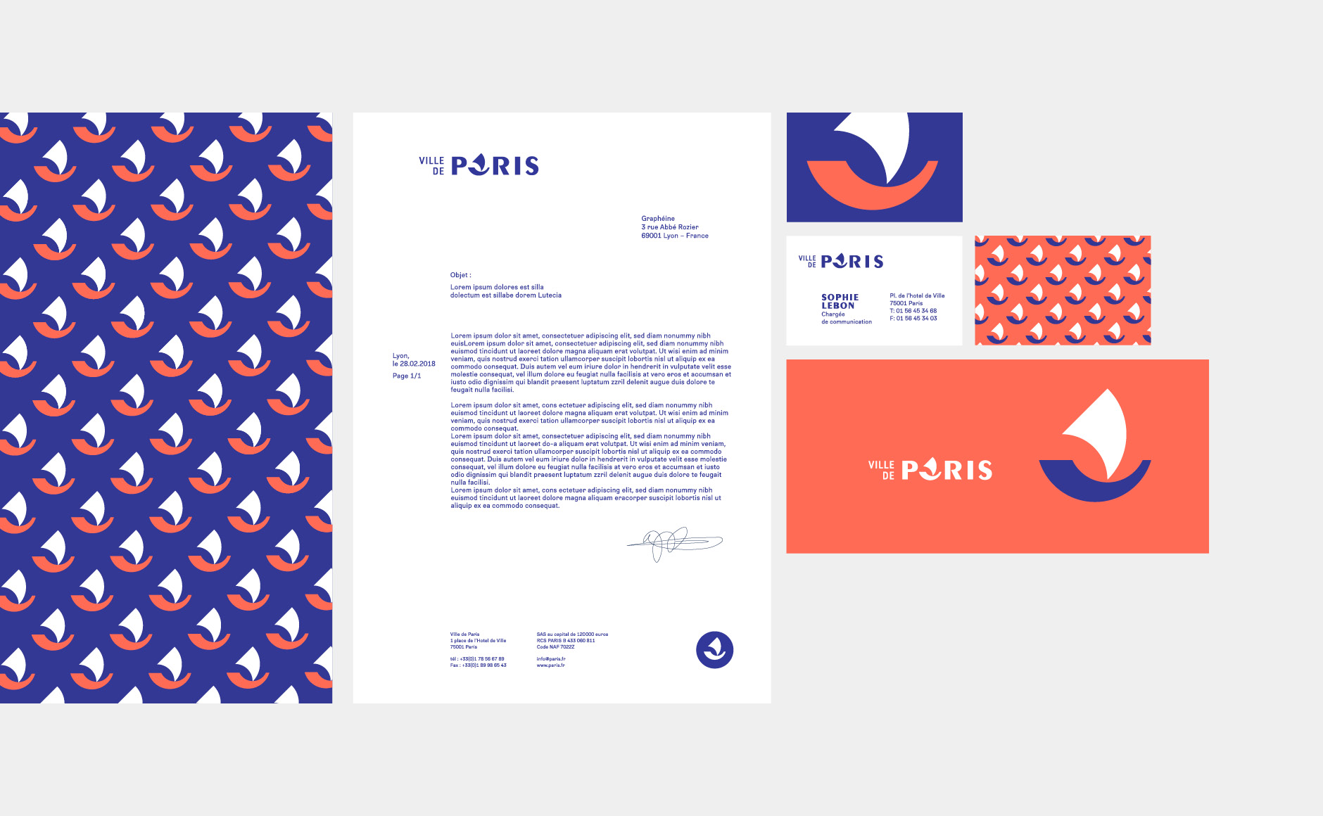 Un projet de logo pour la Ville de Paris Fluctuat “Nef” Mergitur !