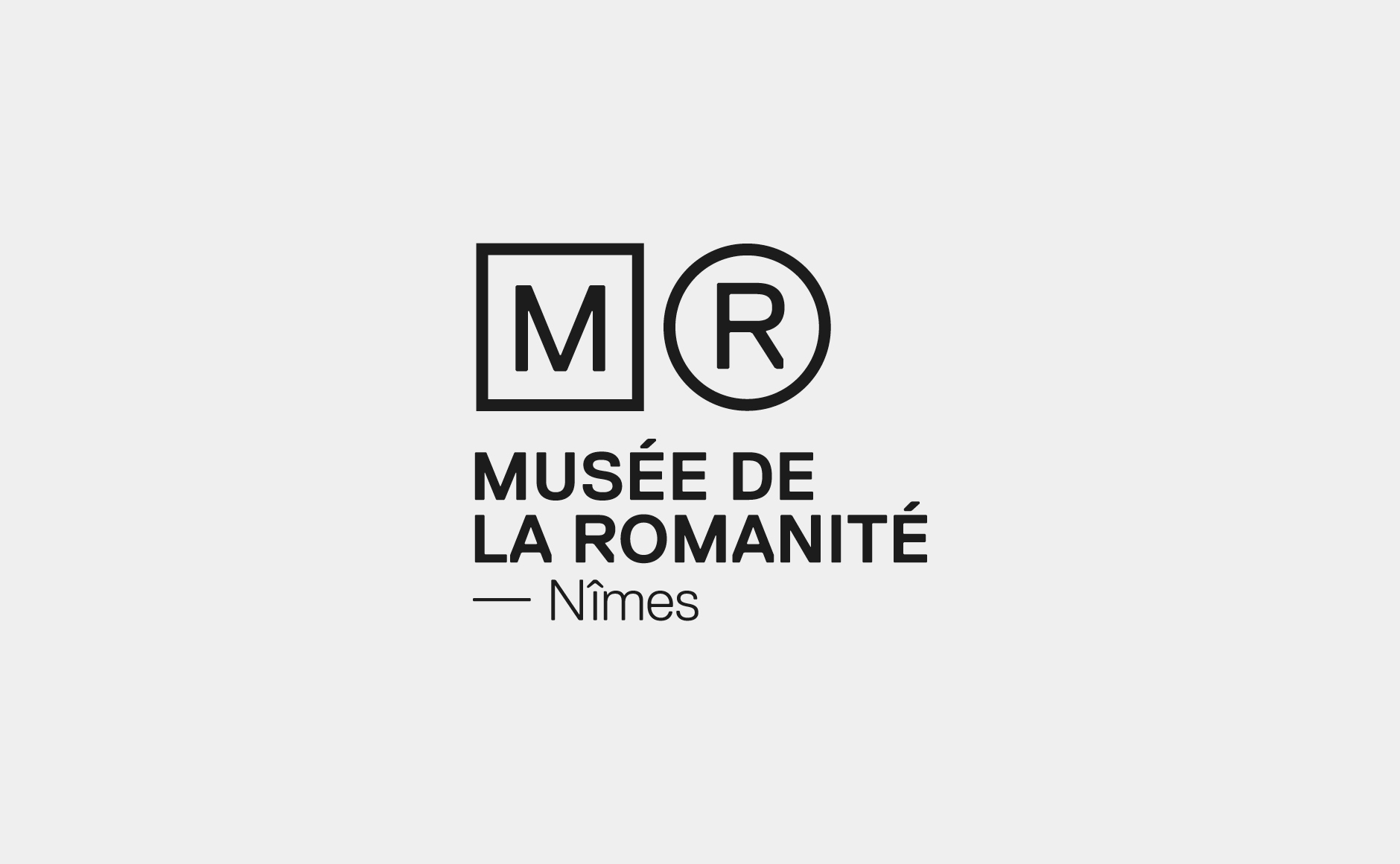 logotype branding musée Romanité