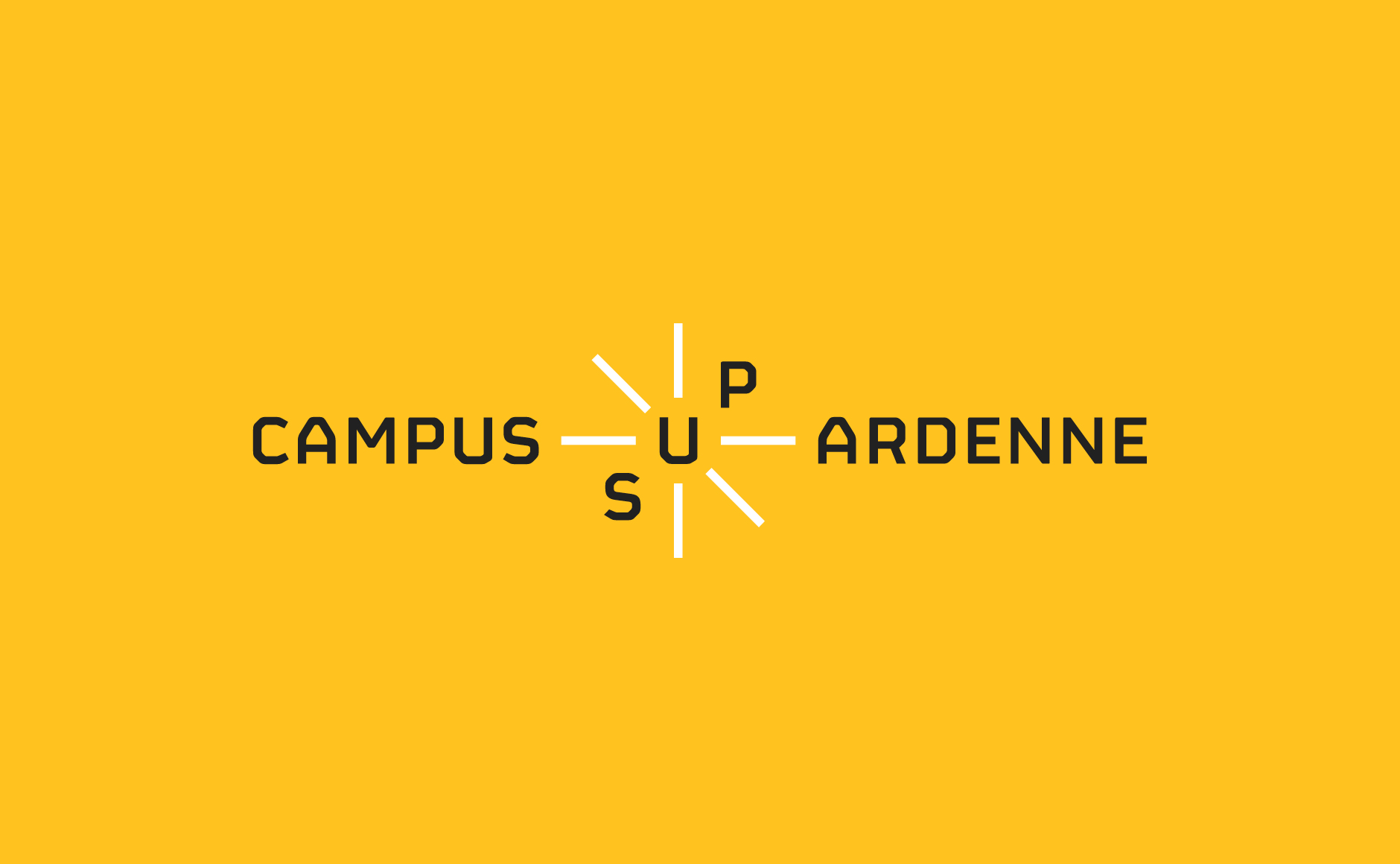 logo campus sup ardenne jaune