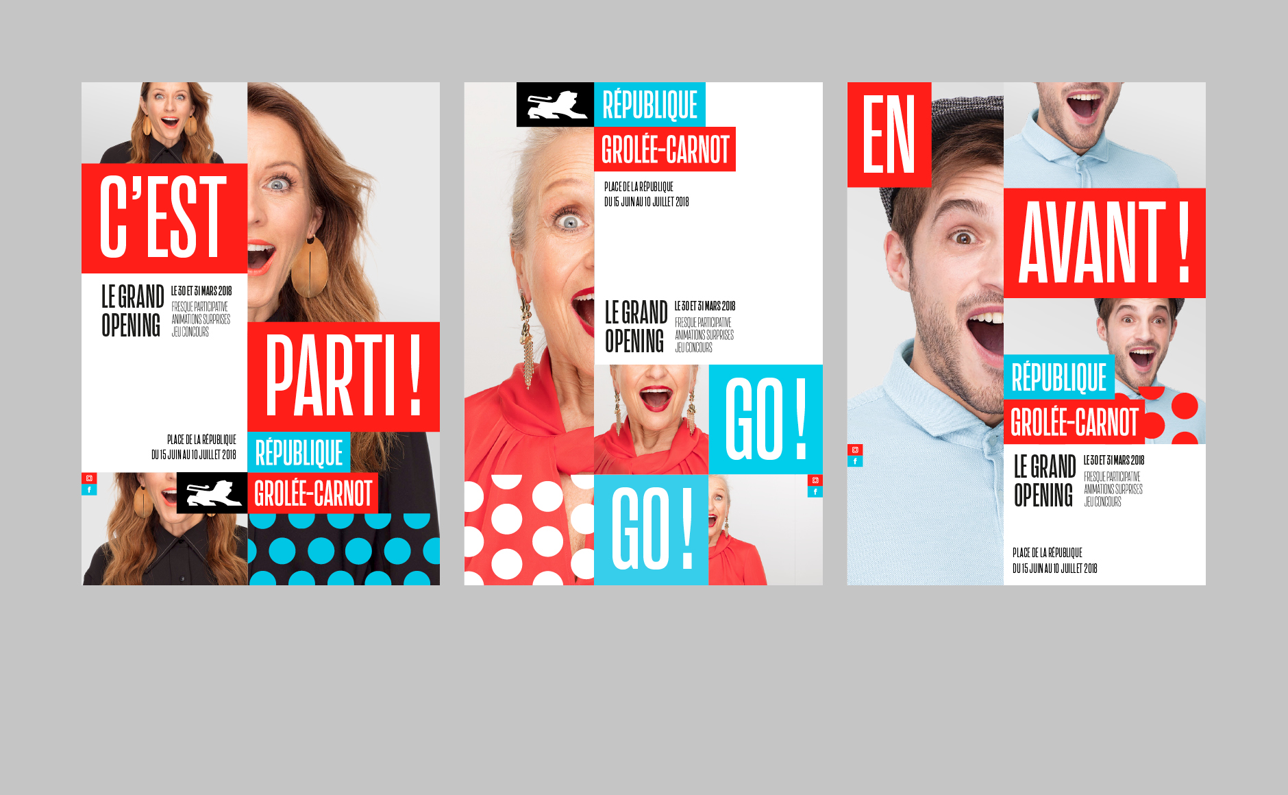 Affiches branding republique street