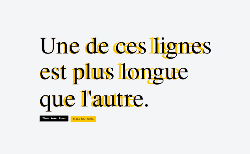 Un caractère (typographique) de tricheur !