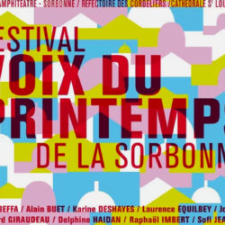festival voix du printemps affiche typographie graphisme