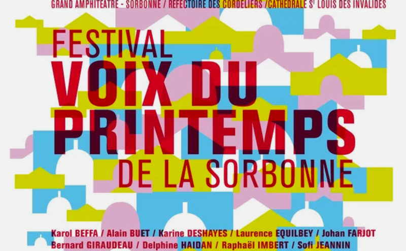 festival voix du printemps affiche typographie graphisme